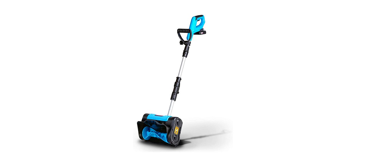 Best Alphaworks 10-Inch Cordless Electric Snow Thrower-Handheld Shovel