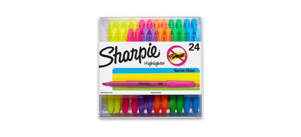 Sharpie Pocket Style Highlighters on white background