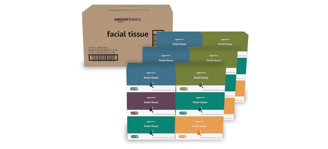 Amazon Basics Facial Tissues