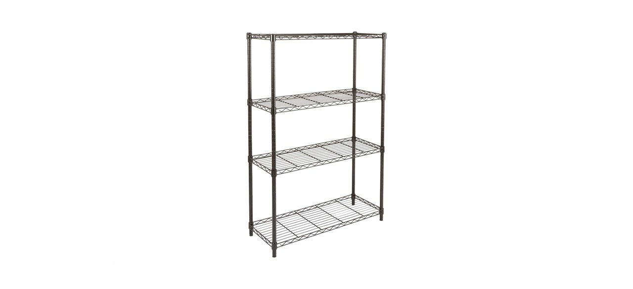 best Amazon Basics Five-Shelf Adjustable Heavy-Duty Storage Shelving Unit