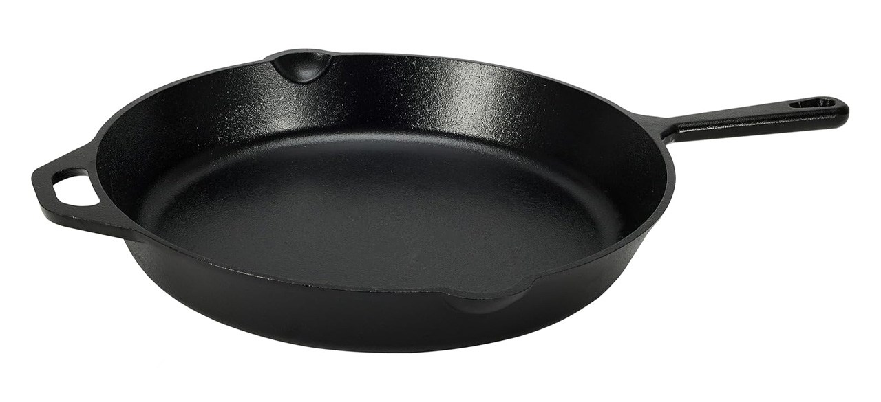 Amazon Basics Pre-Seasoned Cast Iron Skillet