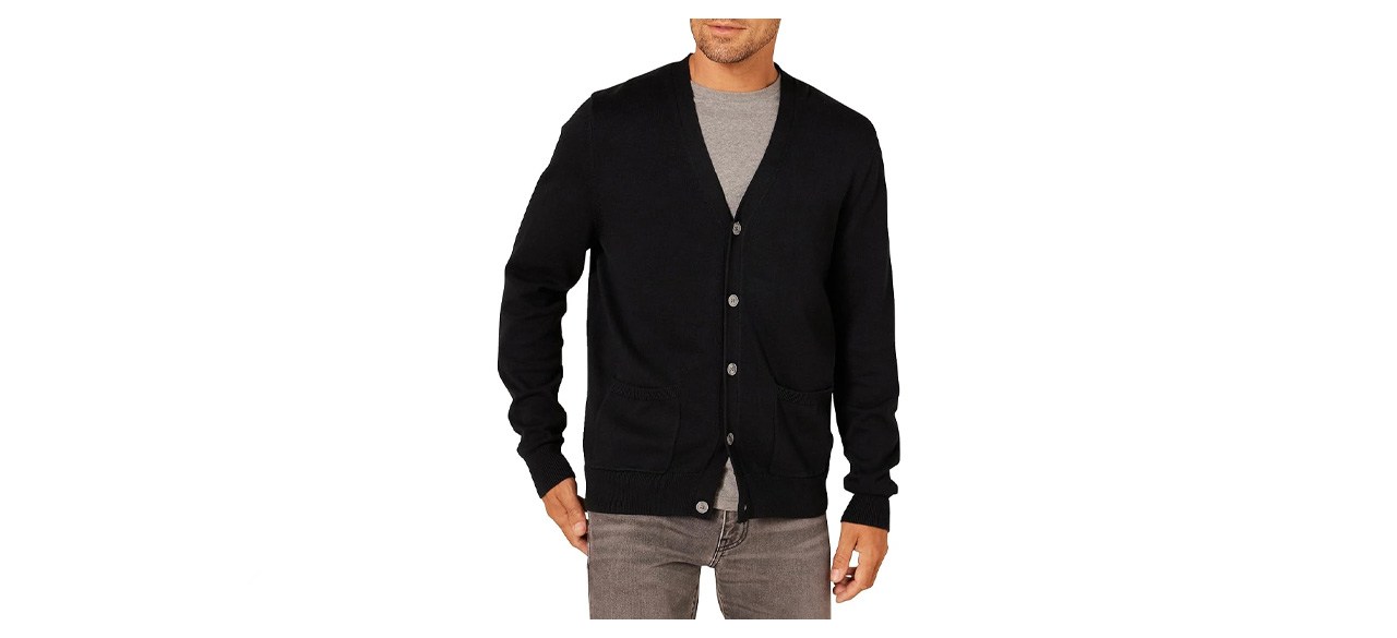 Amazon Essentials Men's Cotton Cardigan Sweater