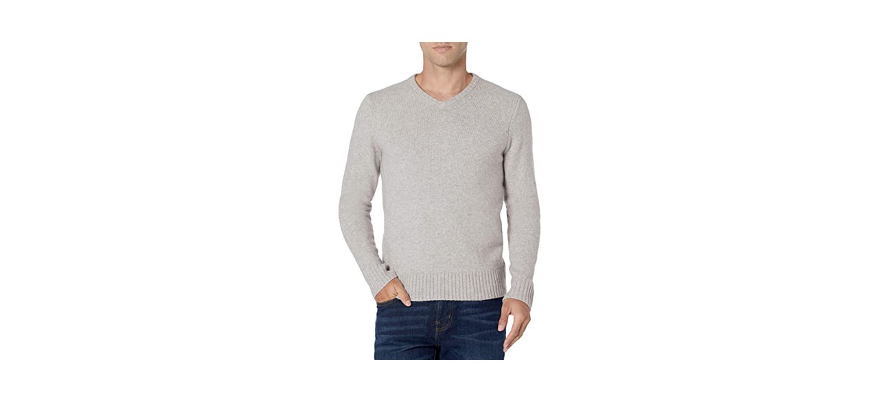 Best Amazon Essentials Men's Long-Sleeve Soft Touch V-Neck Sweater