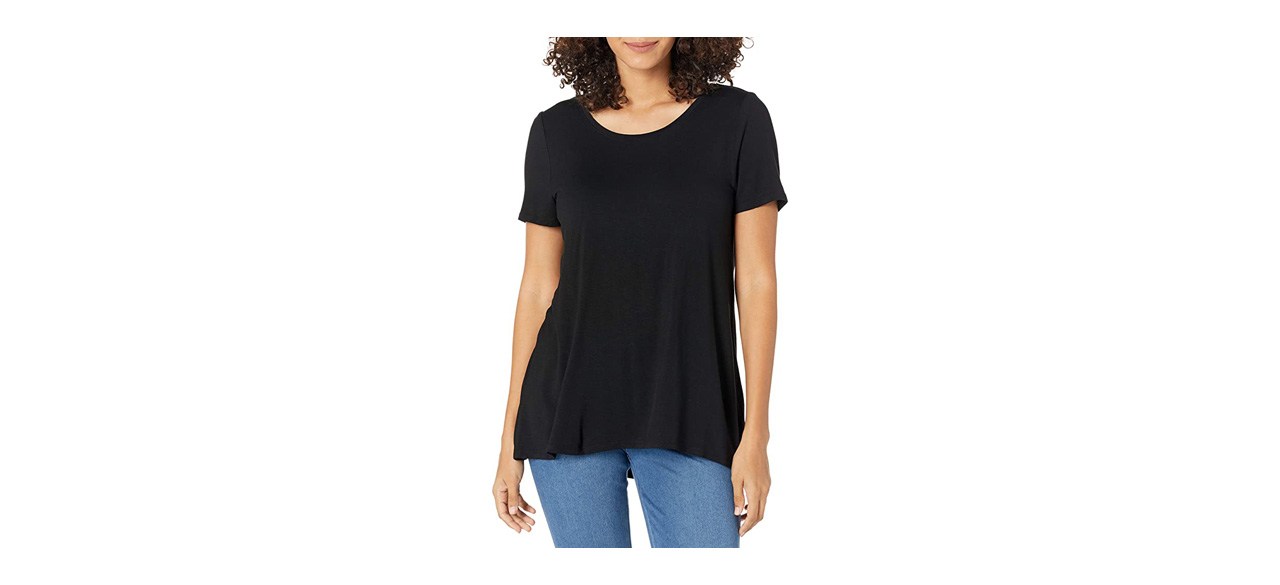 Best Amazon Essentials Women's Scoop-Neck Swing Tee