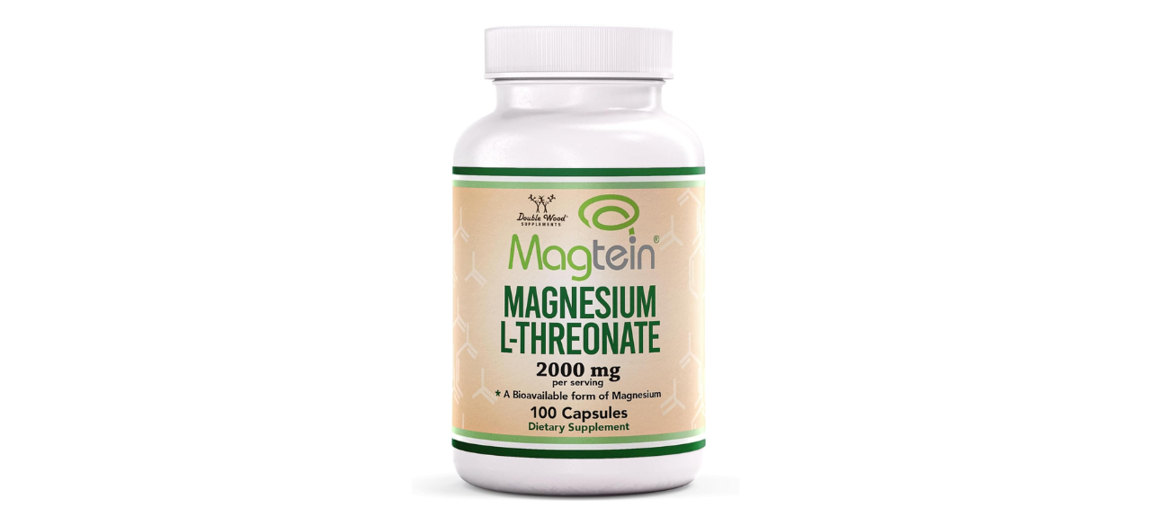 Double Woods magnesium supplement on white background