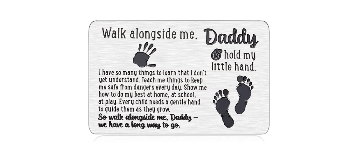 Best Ambregrissun Walk Alongside Me Daddy Wallet Insert Card