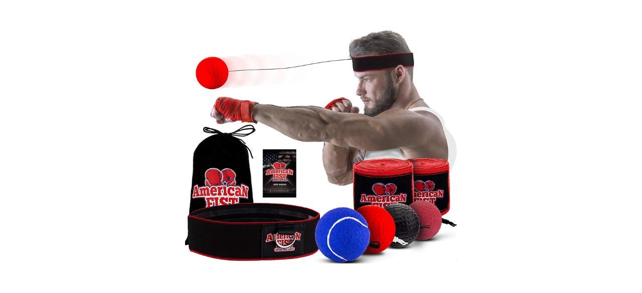 American Fist Boxing Reflex Ball Set