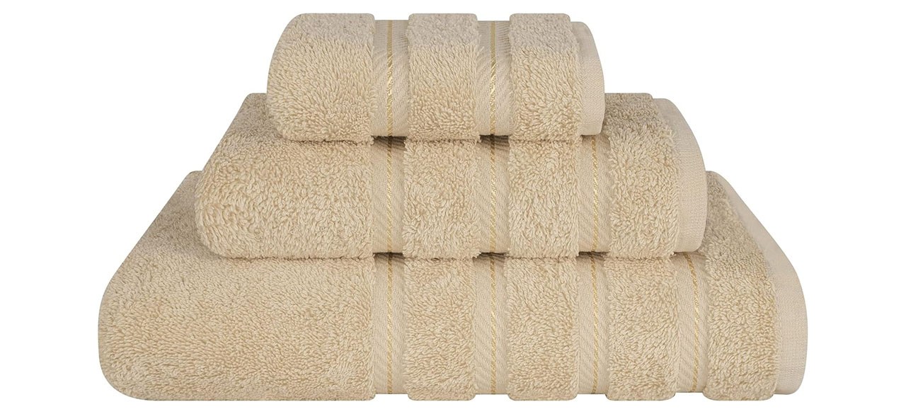 3 piece American soft linen towel set 