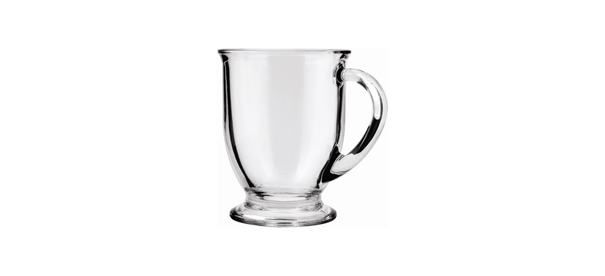 Best Anchor Hocking 16-ounce Cafe Glass Coffee Mugs, Set of 6