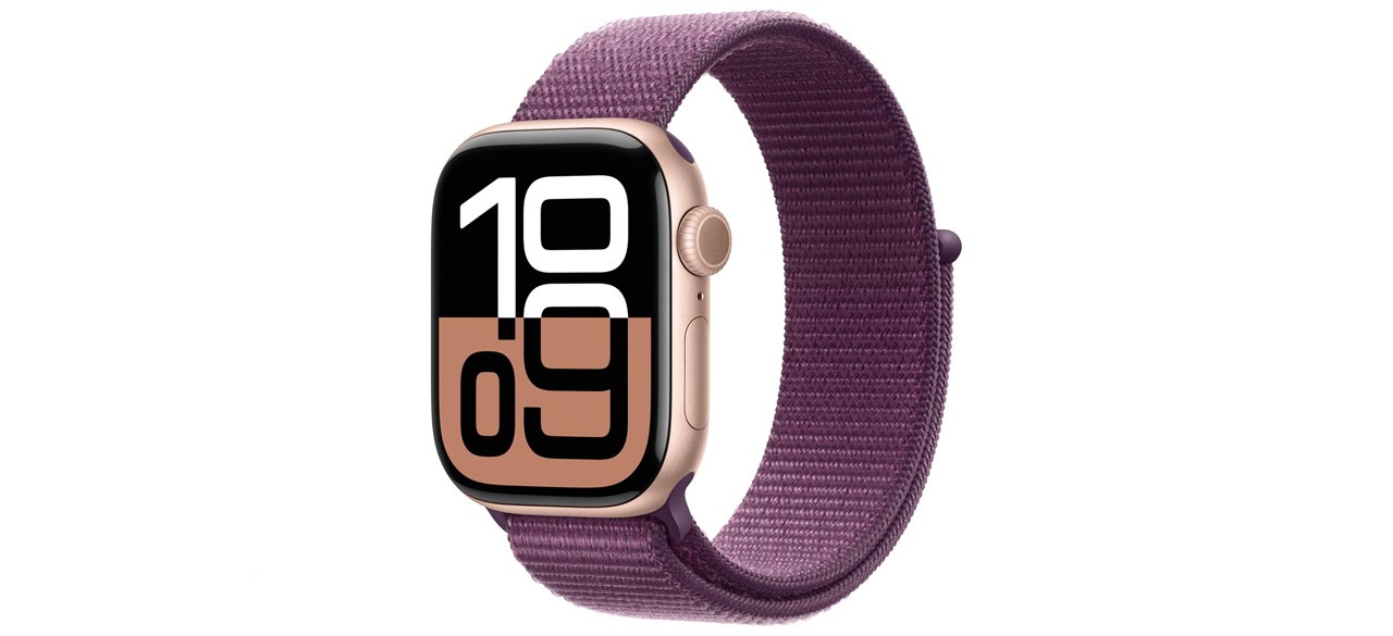Apple Watch Series 10 [GPS 42mm case] Smartwatch with Rose Gold Aluminium Case