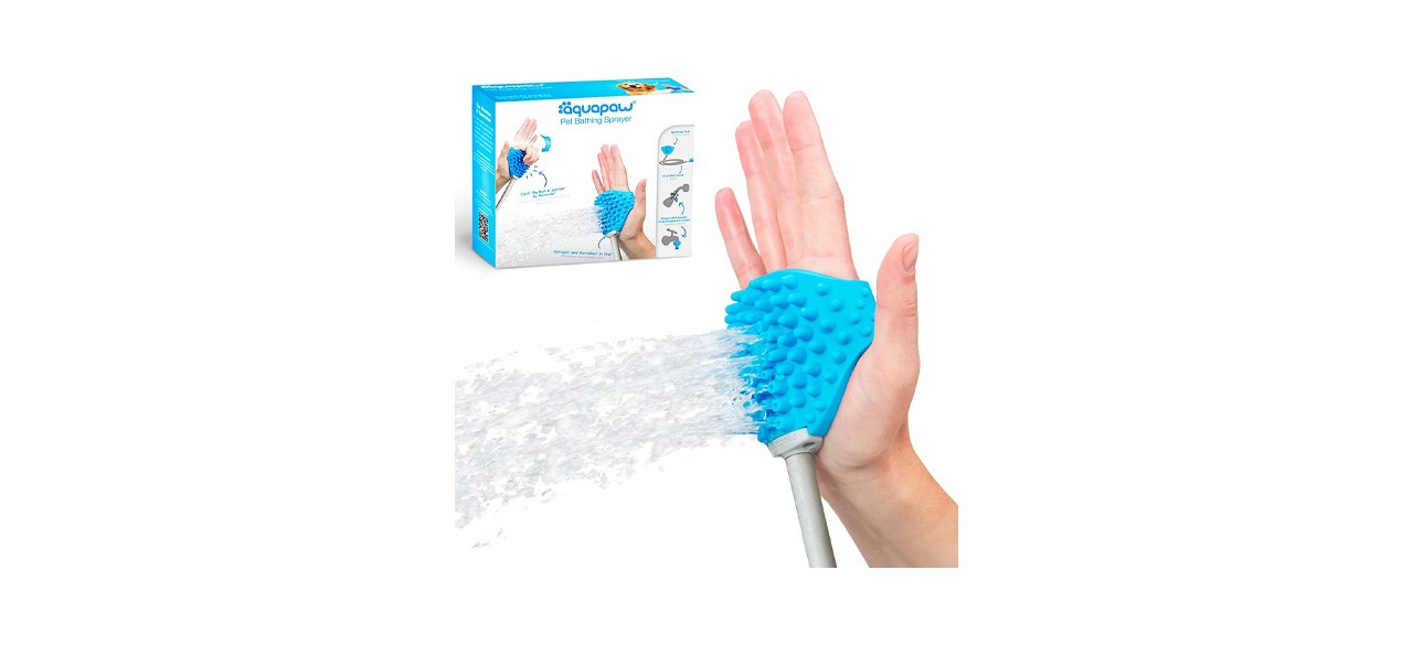 Best Aquapaw Pet Bath Sprayer and Scrubber Tool In One