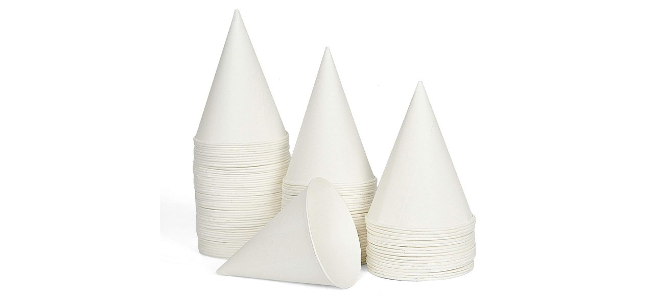 AQUEENLY 100 Snow Cone Cups