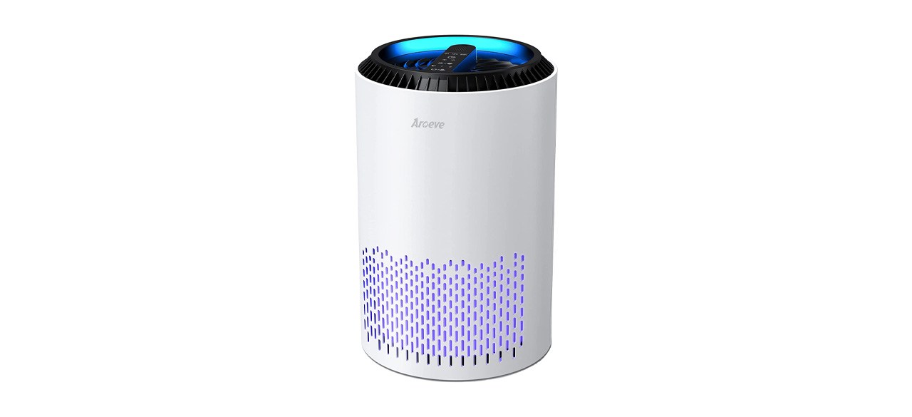 Aroeve Air Purifier on white background