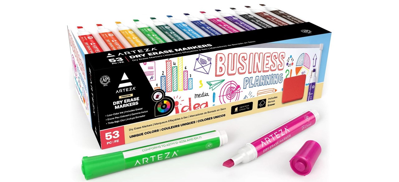 Arteza Dry Erase Marker Set