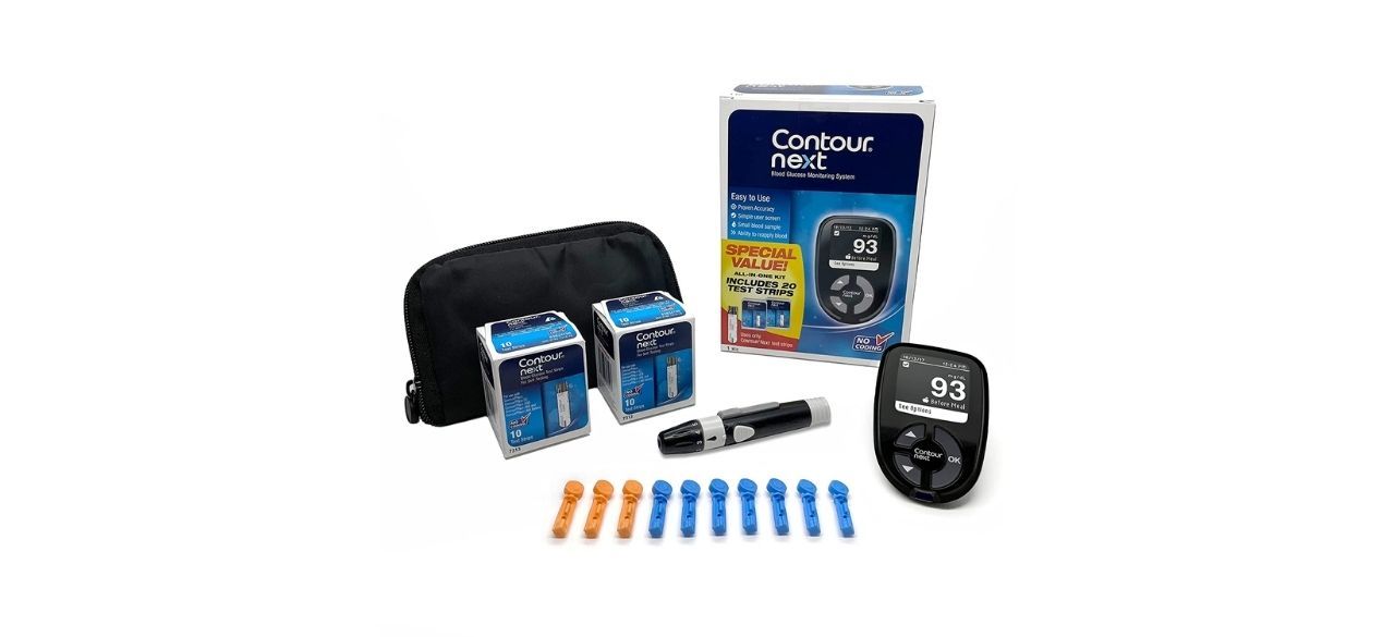 Best Ascensia Contour Next Blood Glucose Monitoring System All-in-One Kit