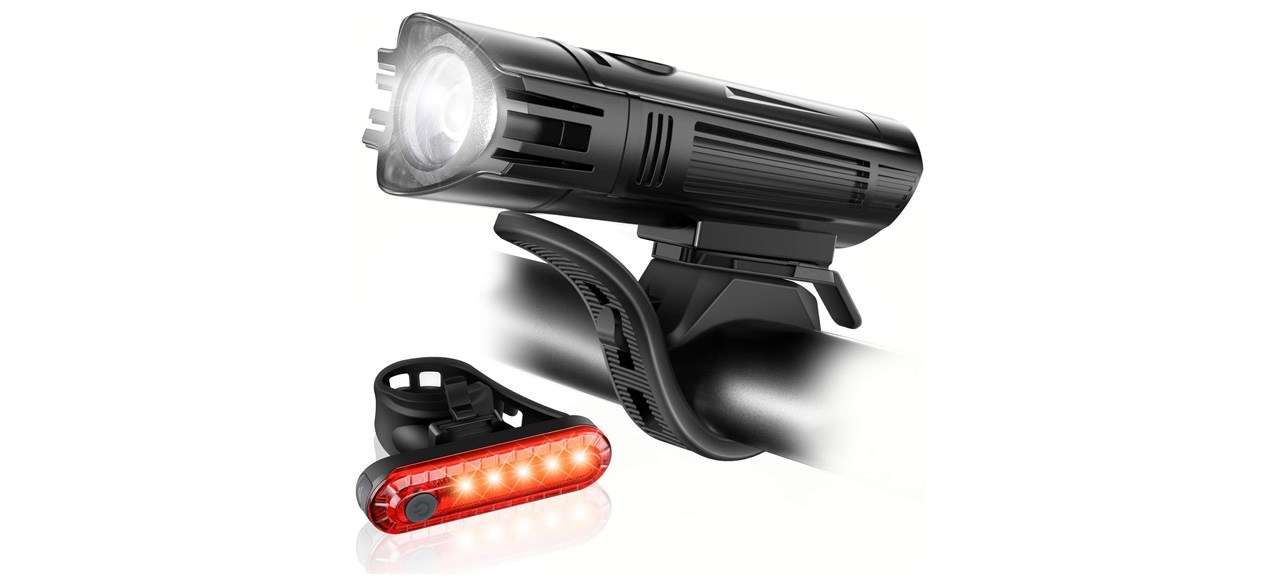 Ascher Ultra Bright USB Rechargeable Bike Light Set