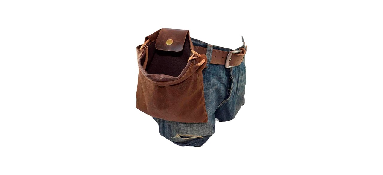 Best Asenie Waxed Canvas Collapsible Foraging Pouch