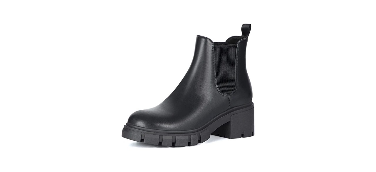 Best Athlefit Lug Sole Chelsea Boots