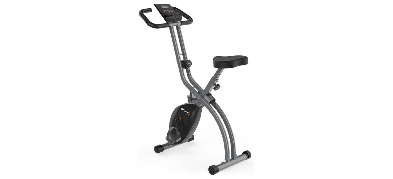 ATIVAFIT Folding Magnetic Upright Exercise Bike