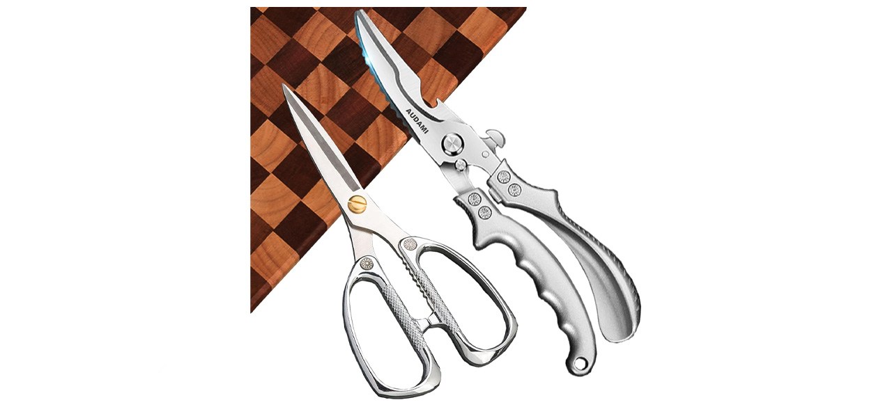 AUDAMI 2-Pack Heavy-Duty Kitchen Shears