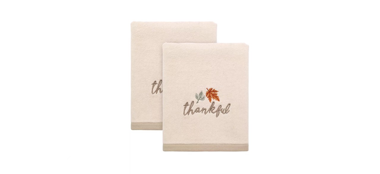 best Avanti “Thankful” Hand Towels