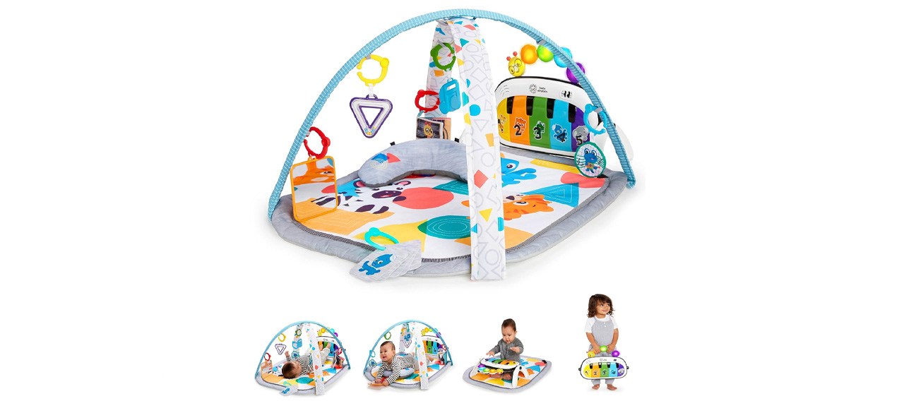 Baby Einstein 4-in-1 Kickin' Tunes Tummy Time Activity Mat
