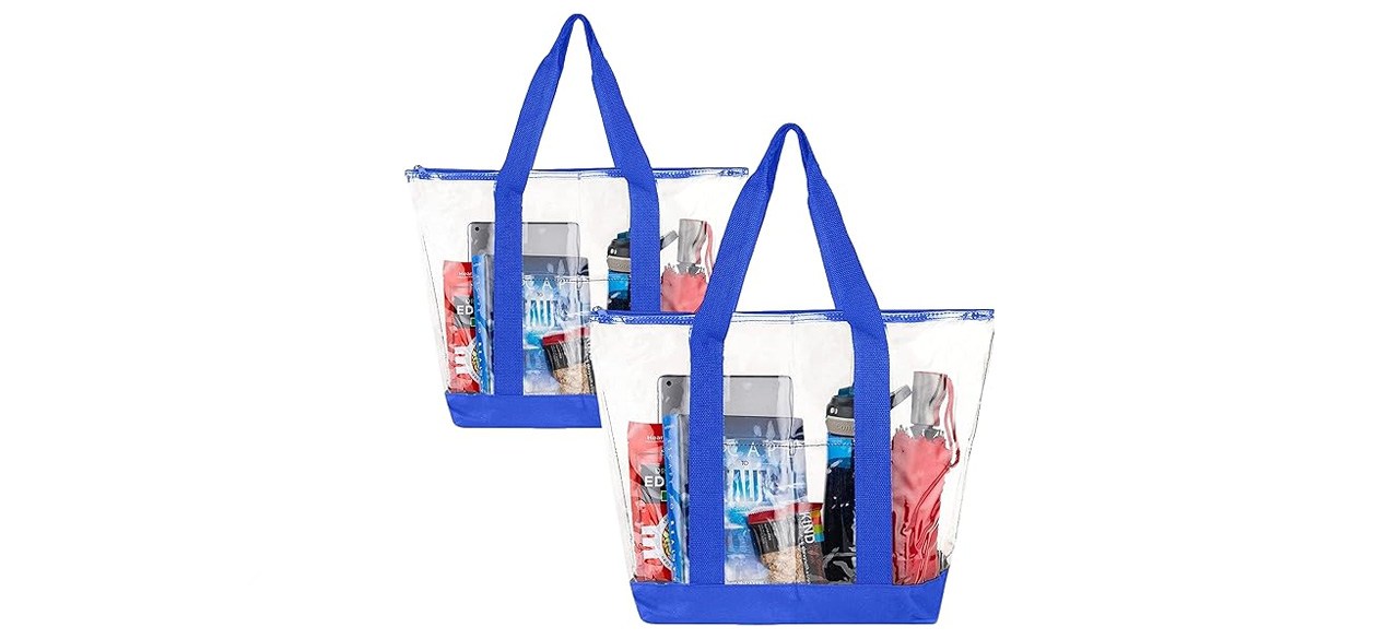 Bags for Less’ Clear Zippered Tote Bag