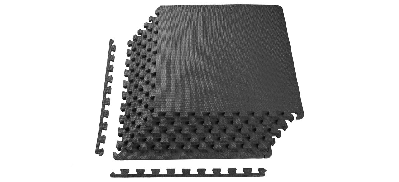 BalanceFrom Puzzle Exercise Mat with EVA Foam Interlocking Tiles for MMA