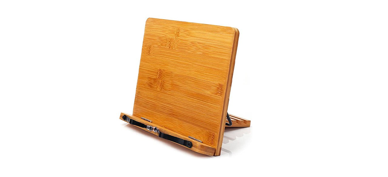 Best Bamboo Book Stand With Page Clips