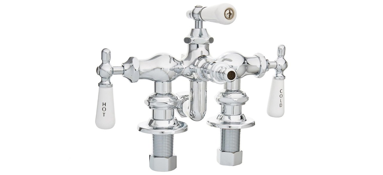 Barclay Three-Handle Clawfoot Tub Faucet