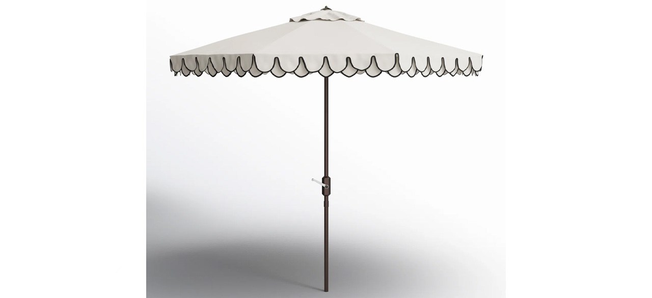 beachcrest patio umbrella Clihome 9ft with Fringe with Base Beach Umbrella Fringe Umbrella Boho Umbrella with Tilt Function Outdoor Market Umbrella Ideal for Garden, Lawn, Deck, Seaside : Patio, Lawn & so you can choose just the right weighted one to match your outdoor area. Beachcrest Home Cali 6.5' x