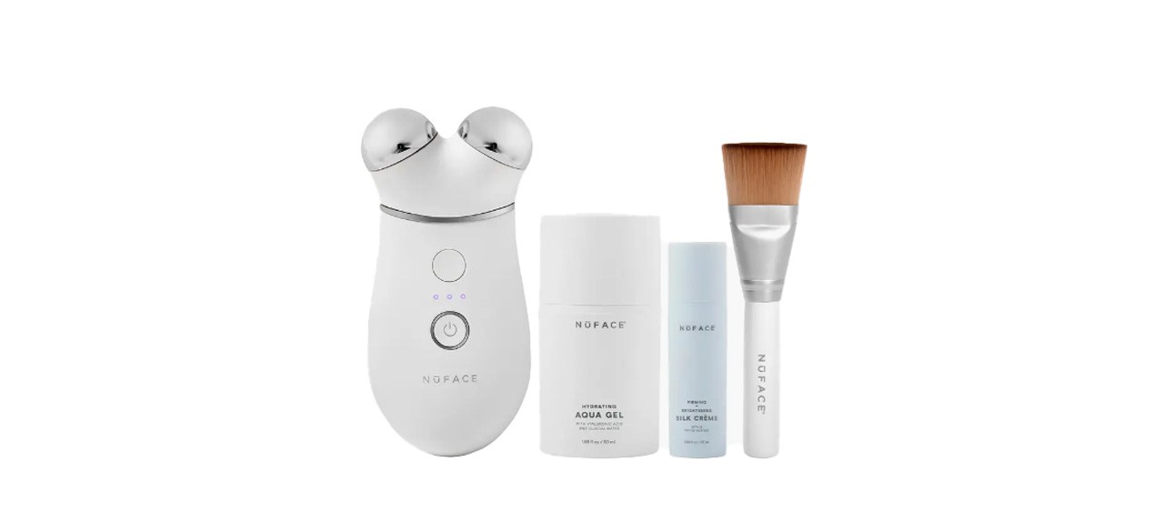 NuFace Trinity+ Smart Advanced Facial Toning System on white background