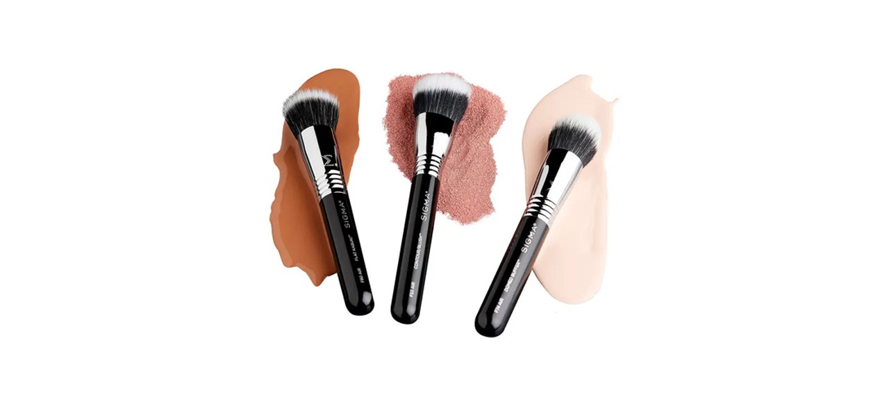 Sigma Beauty All About Face Makeup Brush Trio Set