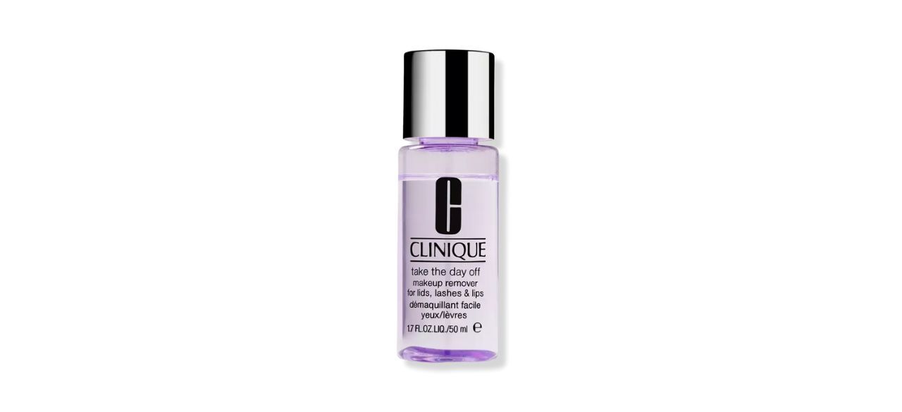 Clinique Travel Size Take the Day Off Makeup Remover on white background