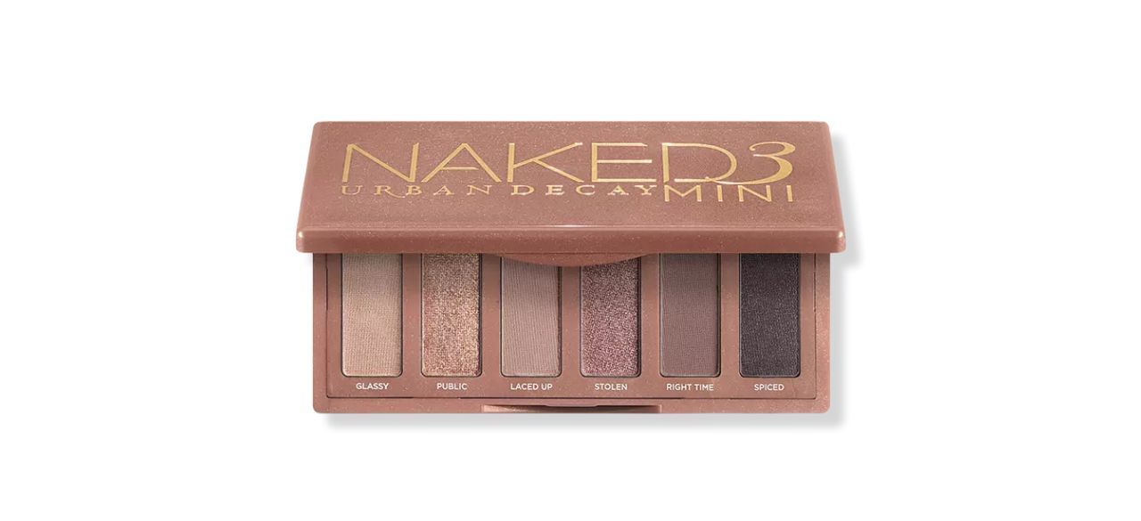 Urban Decay Naked3 Mini Eyeshadow Palette on white background