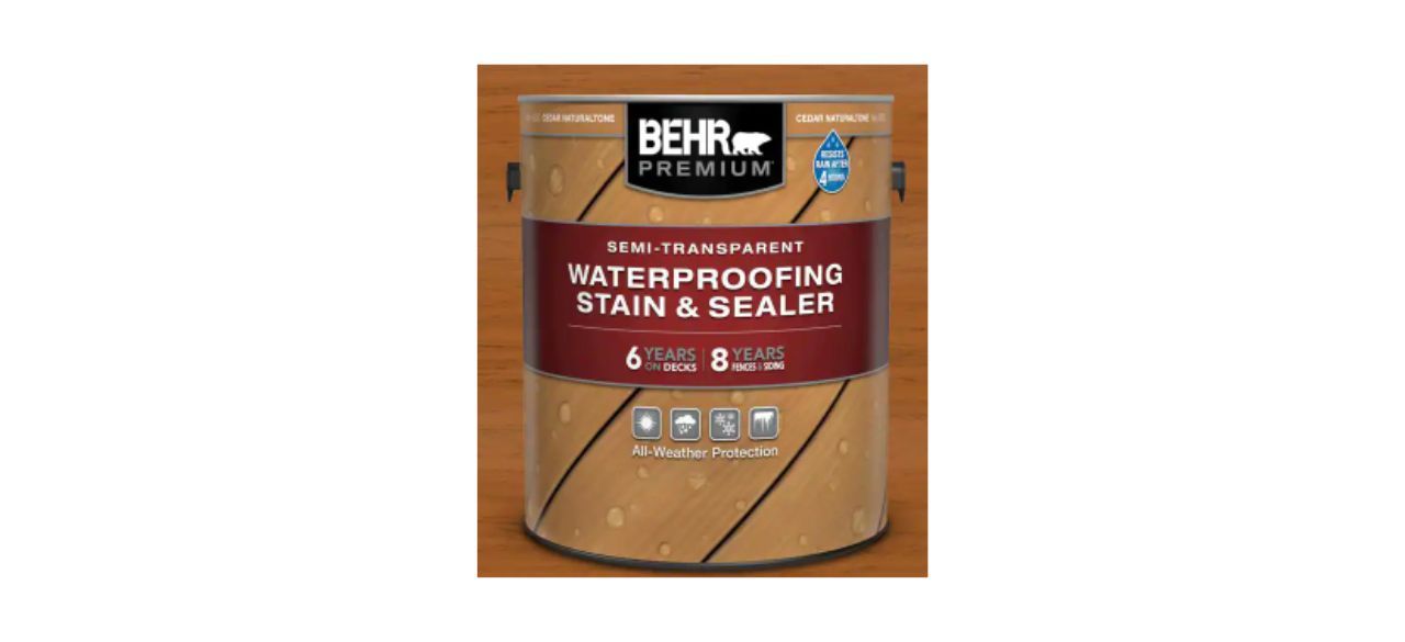 Best Behr Semitransparent Waterproofing Stain and Sealer