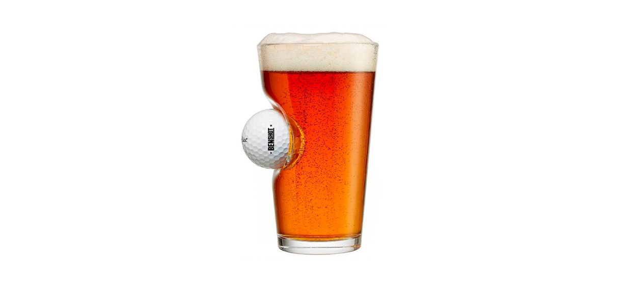 Best BenShot Pint Glass With Embedded Golf Ball Best BenShot Pint Glass With Embedded Golf Ball