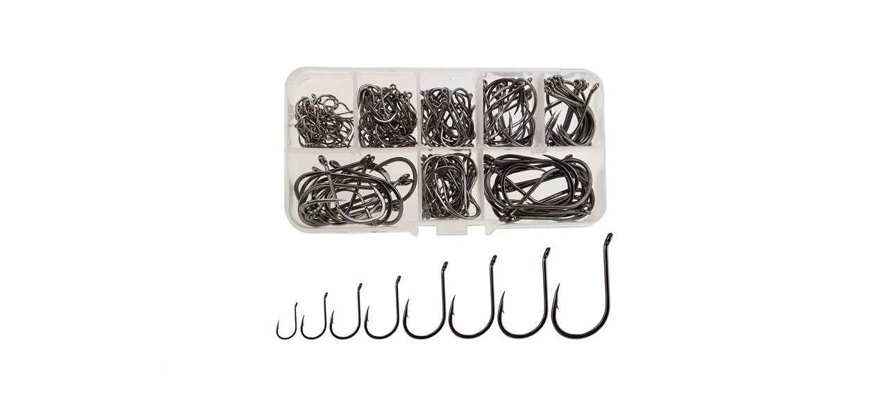 best Beoccudo Freshwater Saltwater Large Size Fishing Hooks Set