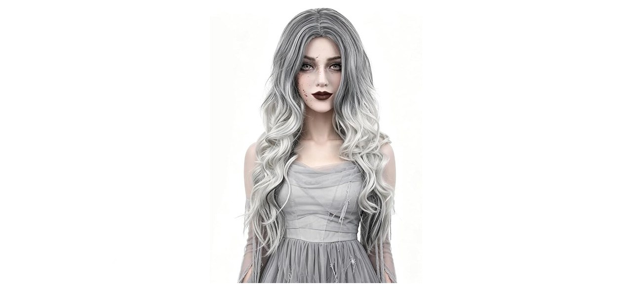 Besuante Beautyself Silver Gray Costume Wig