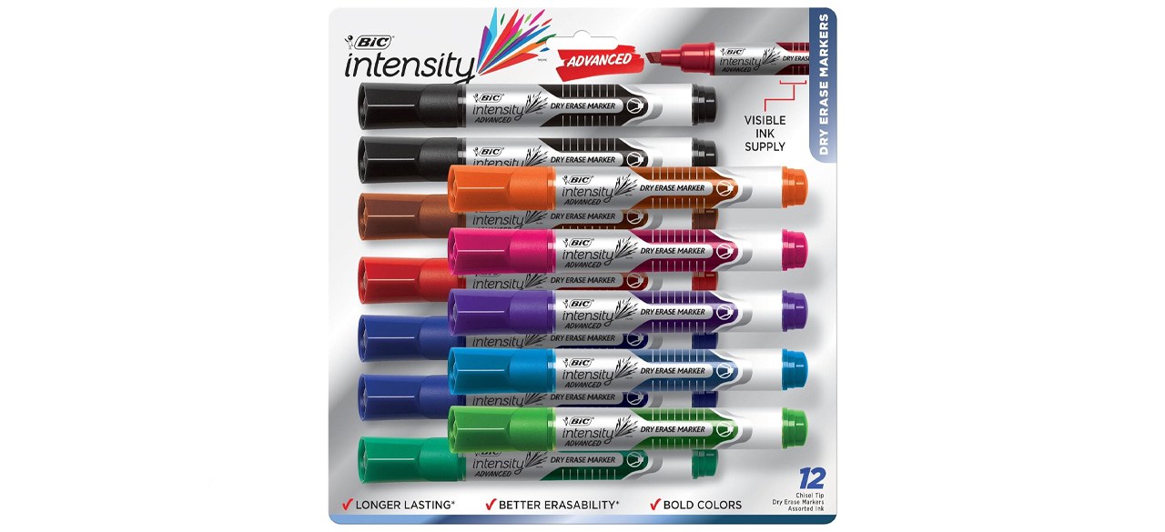 BIC Intensity Advanced Colorful Dry Erase Markers