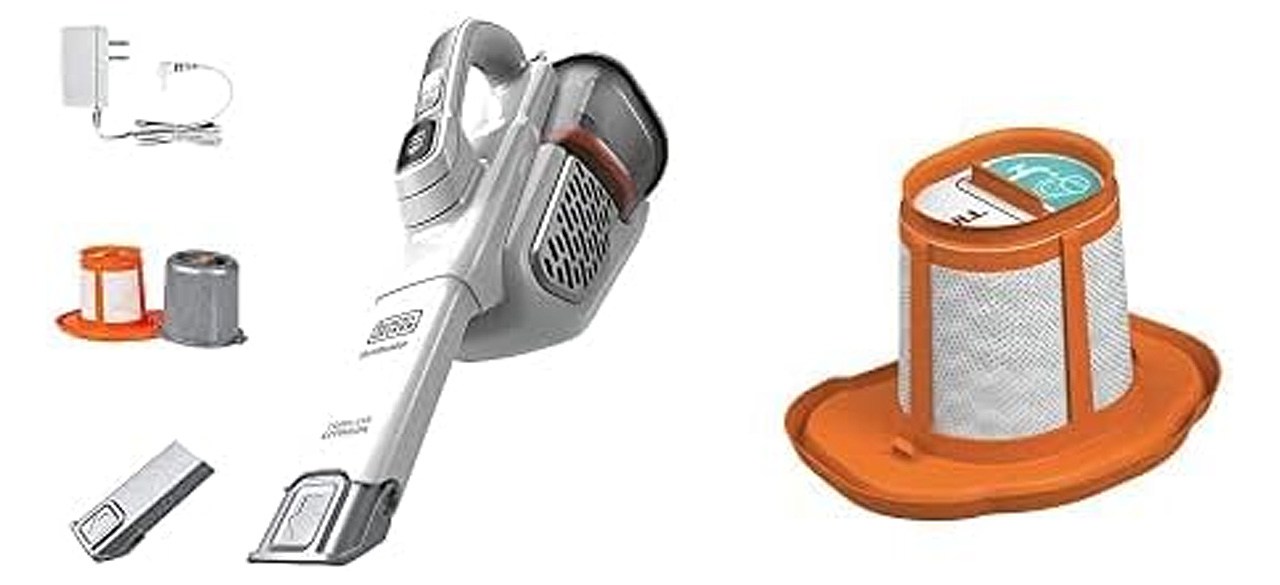 Black+Decker AdvancedClean+ Limpiador de polvo Blanco