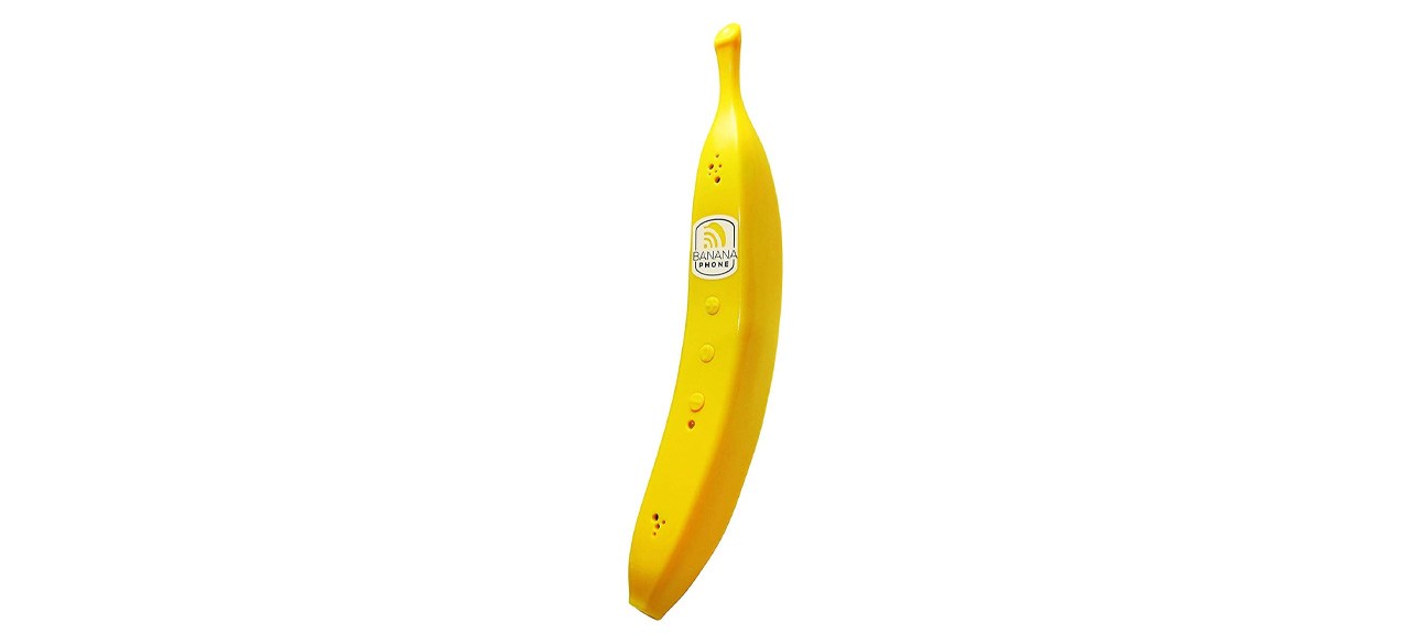 Banana Phone Bluetooth Handset on white background