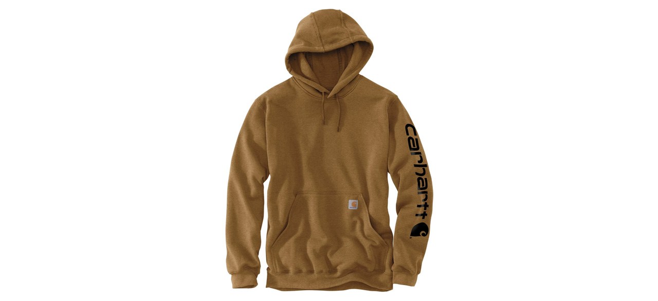 Best Carhartt Loose Fit Logo Sleeve Graphic Hoodie