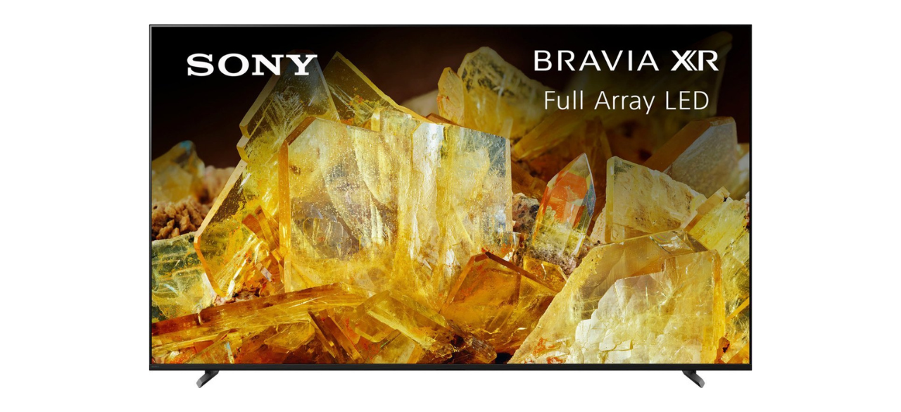 Sony Bravia on white background