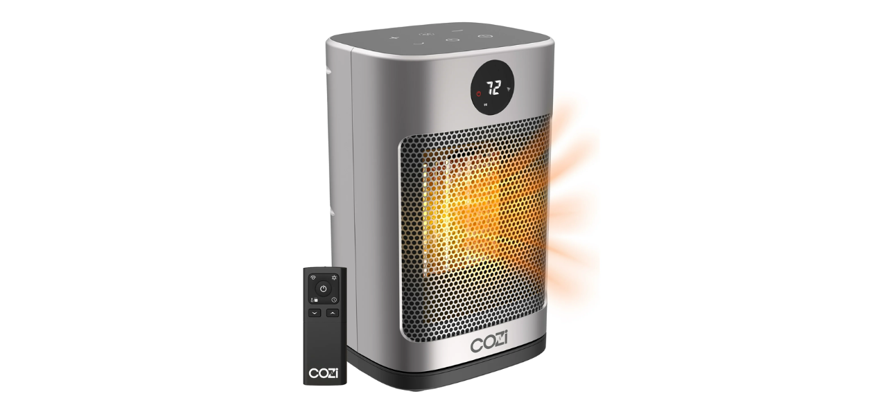 Cozi space heater on white background