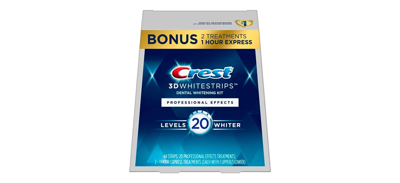 Crest 3D Whitestrips Zahnaufhellungsstreifen-Set mit professionellen Effekten