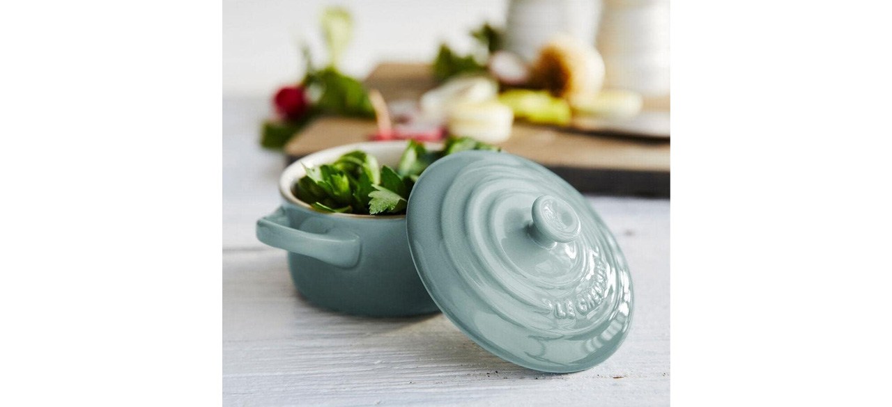 Le Creuset 8 oz. Mini Round Cocotte - Sea Salt