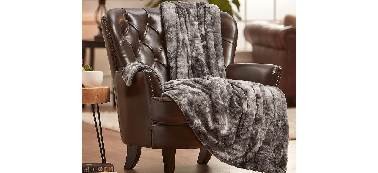 Chanasya Premium Faux Fur Throw Blanket