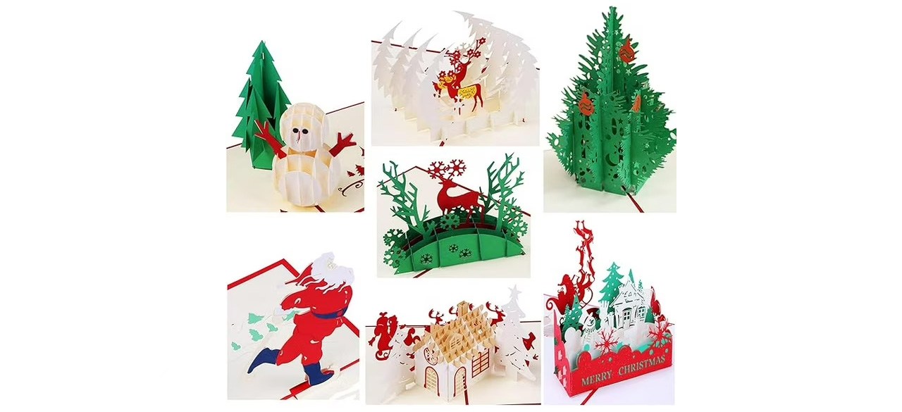 Bluboon 3D Holiday Greeting Cards