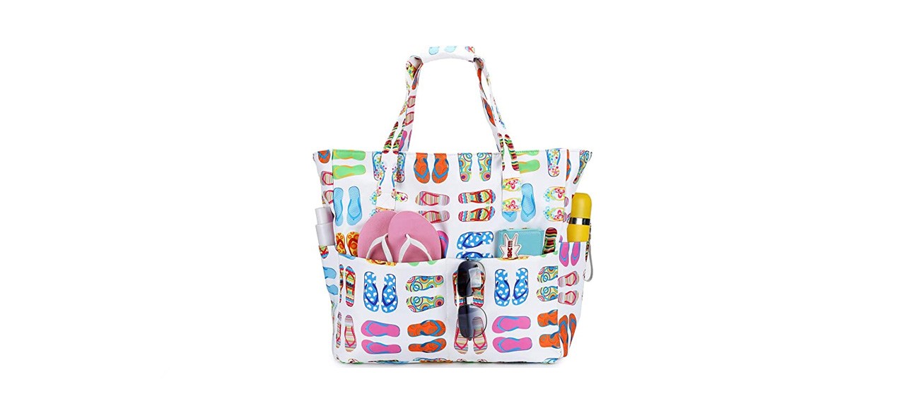 best Bluboon Waterproof Beach Tote